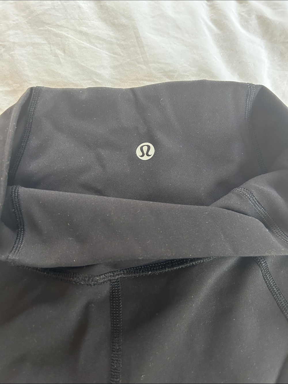 lululemon athletica Black High-Rise Leggings with Logo